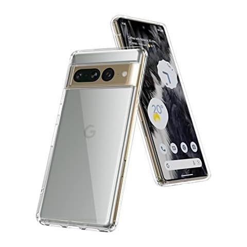 MOOTOBO Ultra Thin Designed for Google Pixel 7 Pro Case Support Wireless Charging [Anti-Yellowing] [Military Drop Protection] Shockproof Protective Clear Cover for Google Pixel 7 Pro 6.7 Inch(Clear) Cover