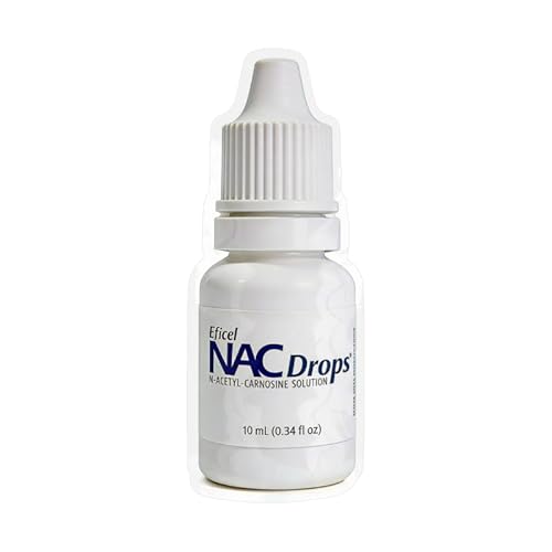 Eficel NACdrops N-Acetyl-Carnosine Antioxidant Anti-Aging Eye Drops Bottle Sticker