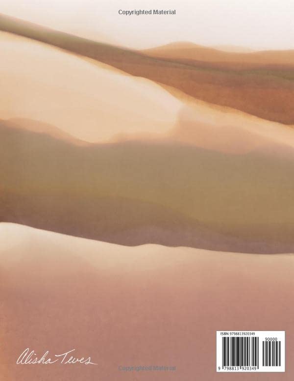 Within #5: Abstract Landscape Unlined Book - Writing Journal Notebook (Diary, Sketchbook) - Home School Supplies for K-12 & College Students - Large 8.5 x 11 - Blank 100 Pages image 3