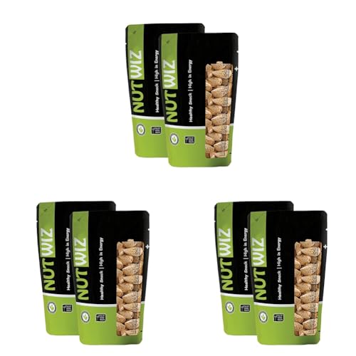 Image of Nutwiz Premium Almonds (Kagzi Almonds, 400g) (Pack of 3)
