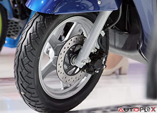 Image of AUTOPLEX Front Brake Disc Plate Compatible For Suzuki Access 125 / Burgman Street 125 /Avenis 125 All Model (Front) Silver (1)