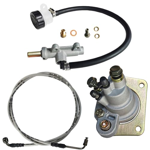 Vanlison Rear Brake Caliper & Master Cylinder & Brake Hose Line Compatible with Polaris Magnum 500 330 325 X-pedition 425 325 2002-2006 OEM # 1910425 1910311 1910791 by Vanlison - Used condition - CA$64.73