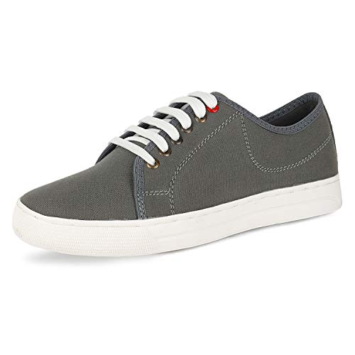 Image of Lazard by Khadim's Men Grey Lifestyle Dress Sneakers
