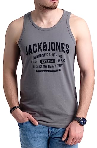 JACK & JONES Herren Tank-Tops Vielfältige Prints | Schmale Passform und atmungsaktive Baumwolle (Havka TT Opt 12, L) 1