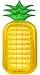Greenco Giant Inflatable Pineapple Pool Lounger Float Over 6 Feet Long