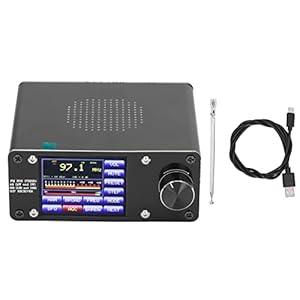 Si4732 All-Band-draadloze ontvanger, FM/LW-MW-SW-SSB-radio-ontvanger, draagbare handradio, full-band-radio-ontvanger met 2,4 inch touchscreen en antenne