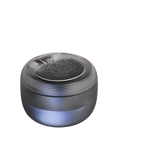 猫自動水飲み場 スマートペット用自動給水器 2.5L大容量 中小型猫用 水 3つの4層濾過 を備えたサイレントウォーターポンプ 省エネ お手入れが簡単 LED付き こぼれ防止 便利 家庭で使用できます (ブラック)