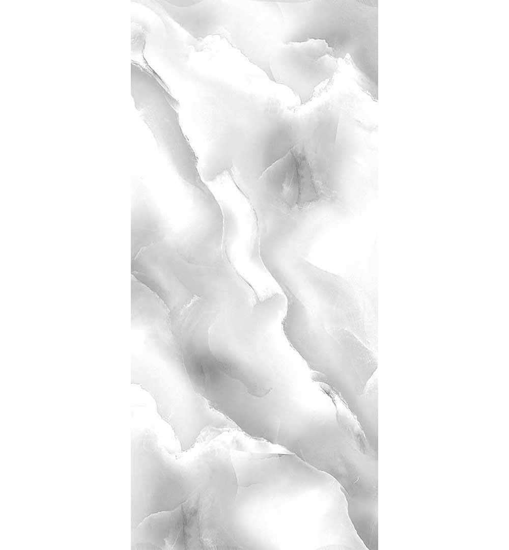 MyMaxxi - Tür bekleben mit Türtapete Türposter Türfolie Selbstklebend 90x200 Marmor Bruch hell - Tür verschönern Türaufkleber Türklebefolie Stein Wand weiß 90 x 200 cm
