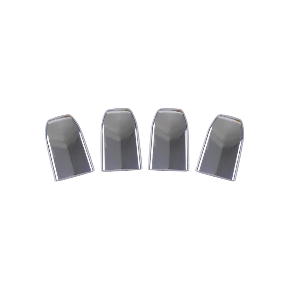 Zqnazwacp 4Pc Front Door Handle Lock Cylinder Cover Compatible With Cadillac Escalade 2015 2016 2017 2018 2019(4Pc)