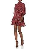 Cinq à Sept Womens Stargazer Lilies Riva Dress, Calla Lily Mult, 10 US