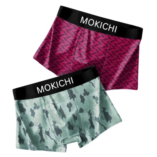 Image of Men's Microfiber Boxer Briefs Pack of 2 | Ultra Soft Stretch Trunks | Moisture-Wicking Breathable Innerwear | Printed Premium Underwear for Men | Comfortable Elastic Waistband