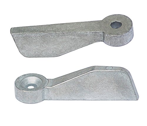 Vorreiber Türvorreiber Fenstervorreiber Fensterriegel (1, 50 x 16 Weiß)