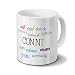 Produktbild Tasse mit Namen Conni - Motiv Positive Eigenschaften - Namenstasse, Kaffeebecher, Mug, Becher, Kaffeetasse - Farbe Weiß