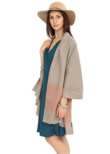 Likemary - Stola - Donna marrone Latte Brown