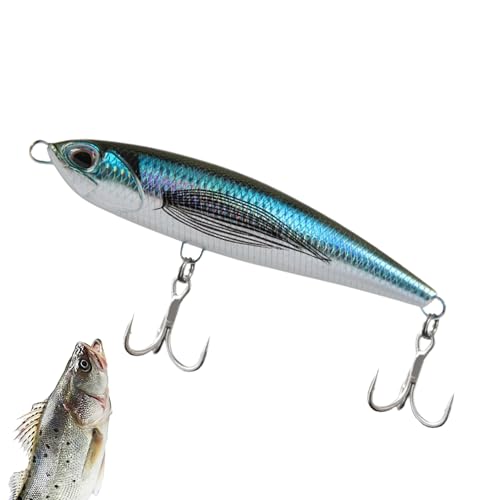 Leurre de pêche réutilisable de 14,5 cm avec système de lancer large