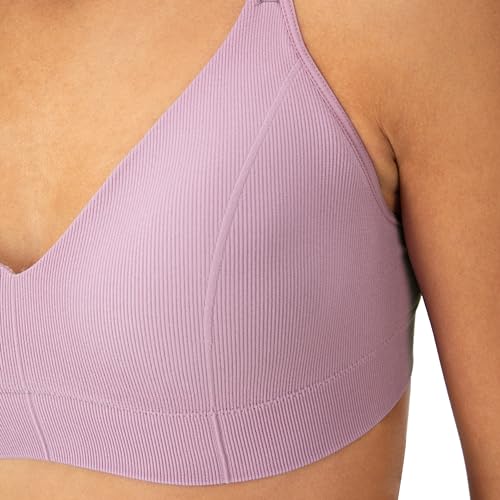 Image of Maidenform Women's M Rib Seamless Bralette, Soft Wireless Pullover Bra, Convertible Straps
