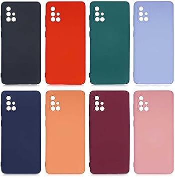 Spia Samsung Galaxy A51 ile uyumlu Kılıf Siyah Lansman Kapak Orijinal Esnek Dayanıklı Darbe Karşıtı Koruyucu Yeni Nesil Tasarım (Samsung Galaxy A51, Siyah)