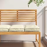 QUAHEAS Kissen 2er Set, Creme, 40x40x8 cm, Oxford-Stoff, wasserabweisend, für Innen- &...