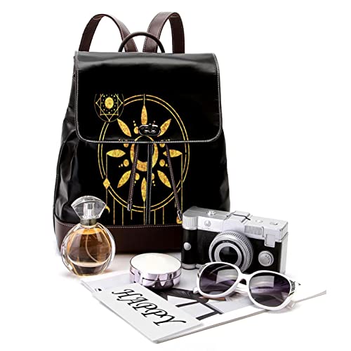 Sac à dos ordinateur portable en cuir PU aux finitions soignées - 5