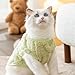 lamphle Pet Vest Cozy Apparel Clothes Winter Soft Fabric Dog Clothing Cat Pullover Fine Workmanship with Precise Wiring Easy to Clean Not Shed Sweater Green XL