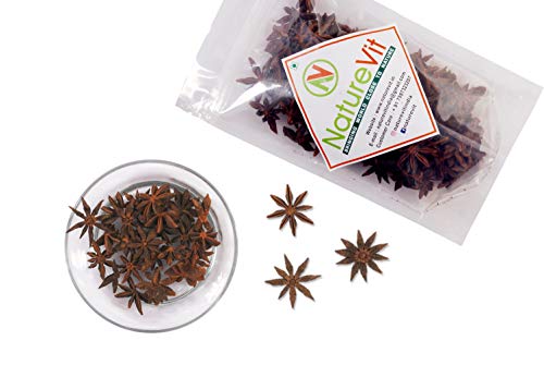 NatureVit Star Anise Chakri Phool - 50 Grams (50.00)
