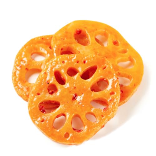 Lotus Root Chips，Spicy and Ready-to-Eat Snacks 600g/21.1oz 藕片 香辣味 开袋即食小吃