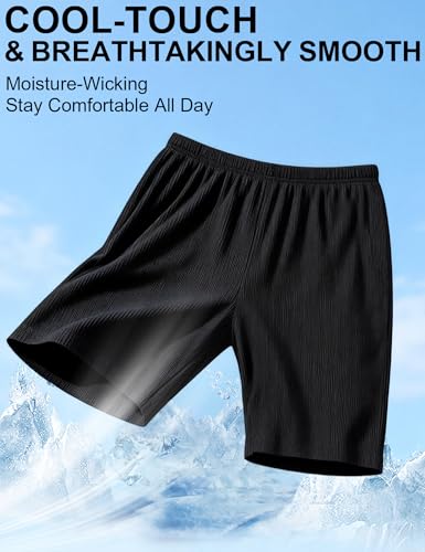 Image of Venzina Sports Shorts for Man Shorts Pant for Men Cooling Breathable Textured Fabric with Elastic Waistband for Gym Running Workout Training