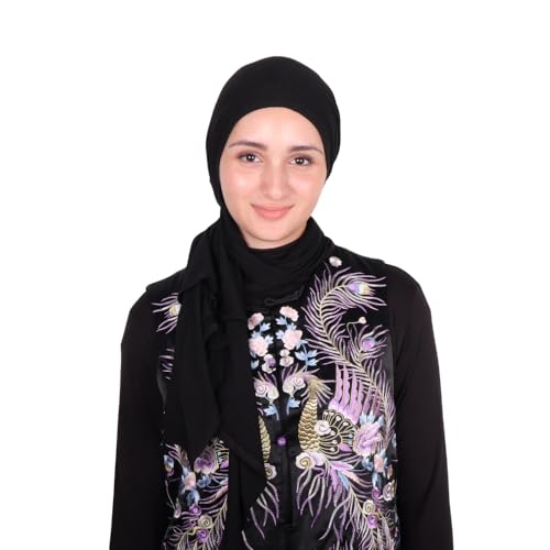 MuLanLegend Handmade Triangle Scarf | Cotton Hijab Shawl | Easy Turban Wraps | Neck Infinity Cover Up2