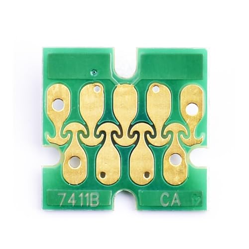 Chip Epson T741X T7411 permanente para solucionar paradas de tinta negra en F6200