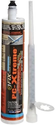 PC Products PC-Xtreme Polyurea Joint Filler, Concrete and Blacktop Sealant, 8.6oz Cartridge, Gray 92507 (Pack of 1)