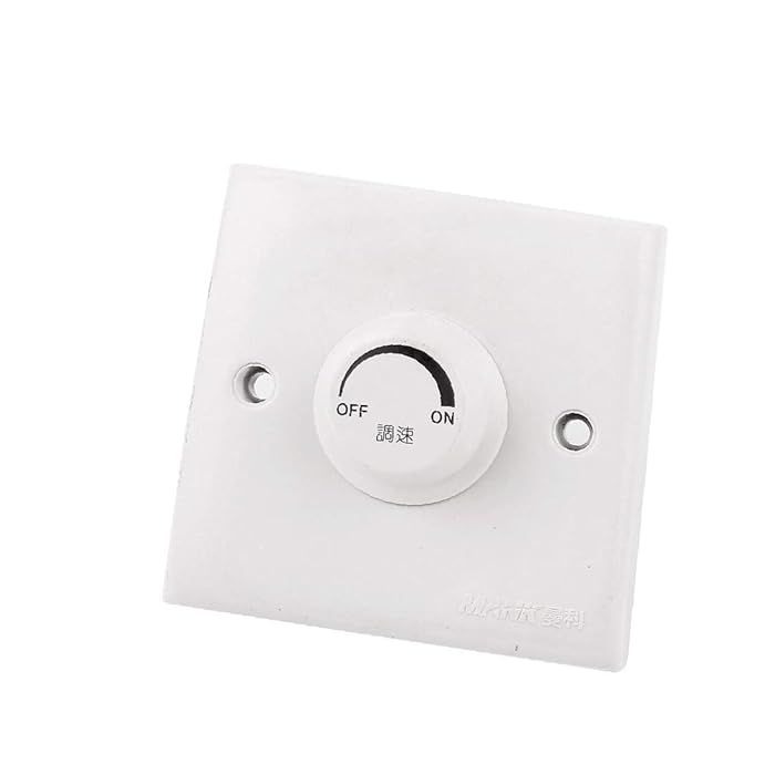 Buy XDREE Wall Ceiling Fan Mounted Rotary Knob Speed Control Switch AC