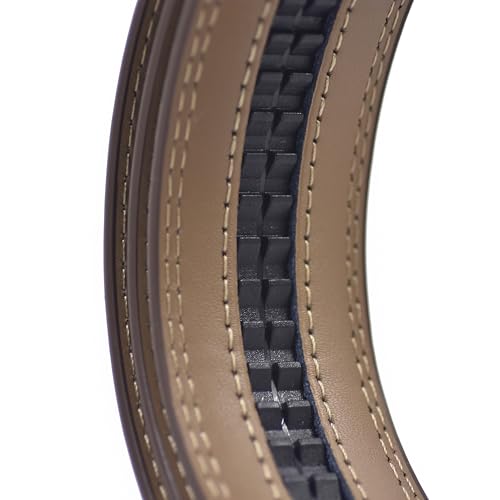 Image of WildHorn Men's Genuine Leather Belt for Men| Premium Auto-Lock Buckle | Adjustable up to 48 inch | Formal & Casual Wear | Micro-Adjust Fit | Stylish Gift Box Included