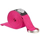 correa yoga decathlon Yoga correa los seguros anillos metálicos en forma de D mantienen el cinturón fijo en la longitud deseada.