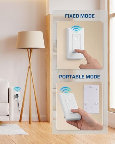 Image of DEWENWILS Remote Control Outlet Plug, 15A /1875W Wireless Light Switch