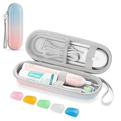 Gradient case with toothbrush cap