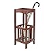 Winsome Rex Umbrella Stand with Metal Tray, Walnut (94712)