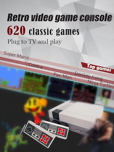 image for AWET Classic Edition Mini Retro Game Console,AV Output Plug & Play Cla
