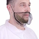 Ynnhik Protège-Barbe, 100 pièces protège-Barbe en Maille nid d'abeille Respirant | Filet de Protection à Barbe pour Homme, Petit ami, Papa ou Tout Simplement pour Vous Faire Plaisir