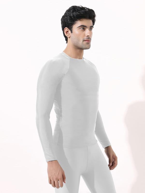 Image of LYCOT Compression Top Full Sleeve Plain Athletic Fit Multi Sports Cycling, Cricket, Football, Badminton, Gym, Fitness & Other Outdoor Inner Wear