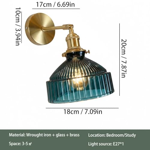 Lámpara de pared ajustable E27 para iluminar rincones oscuros con un toque vintage elegante 6
