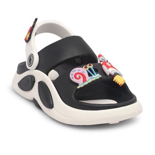 Image of Kids Cartoon Character Sports Sandals Lightweight Soft Sole Slip-On Sandals with Adjustable Back Strap for Boys & Girls