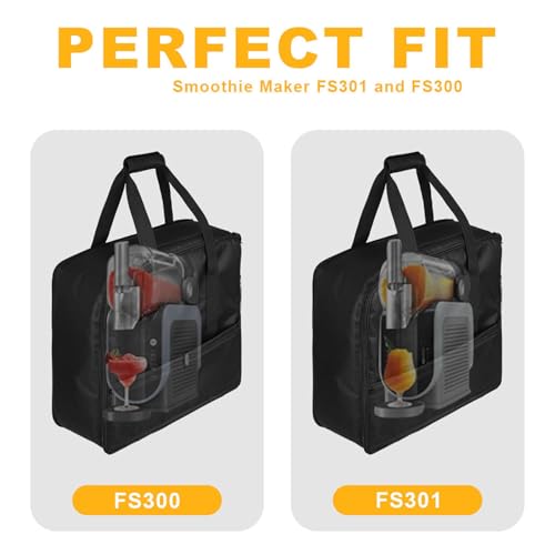Bolsa de almacenamiento para máquina de conos de nieve compacta portátil con bolsillos de viaje 6