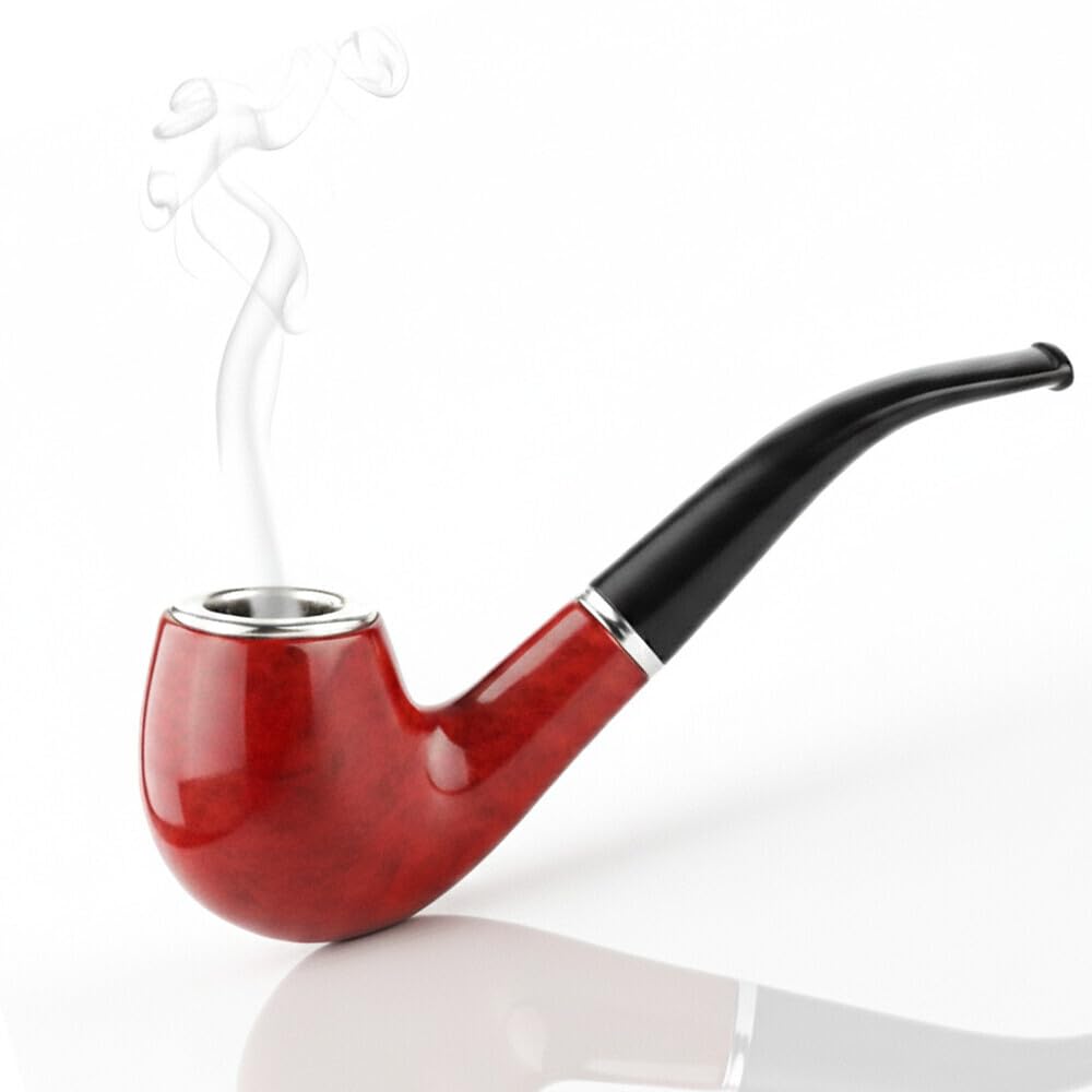 Quality Wooden Bent-Stem Pipe-image-34