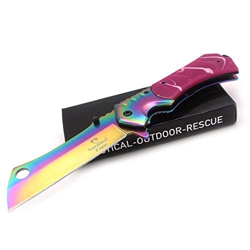 Snake Eye Tactical Heavy Duty Assisted Open Razor Style Folding Pocket Knife Outdoors Camping Hunting Fishing (RBPR) - Snake Eye Tactical