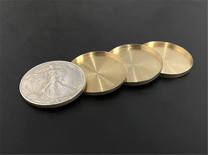 SUMAG Exploded Walking Liberty Half Dollar Magic Tricks 4 Coins to 16 Magician Close up Illusions Gimmick Props Coin Appearing Magic