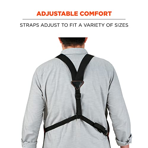 Ergodyne - 13696 Arsenal 5705 Full Length Tool Work Apron, 13-Pockets, Gray #TOP5