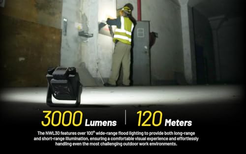 Image of Nitecore NWL30 3000 Lumen USB-C Rechargeable Outdoor Lantern Work Light