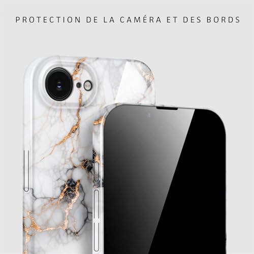 Coque de protection iPhone 16e effet marbre haut de gamme ONEFLOW - 2