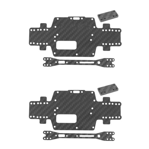 Pièces mise à niveau Wltoys K989 K969 châssis carbone 1/28
