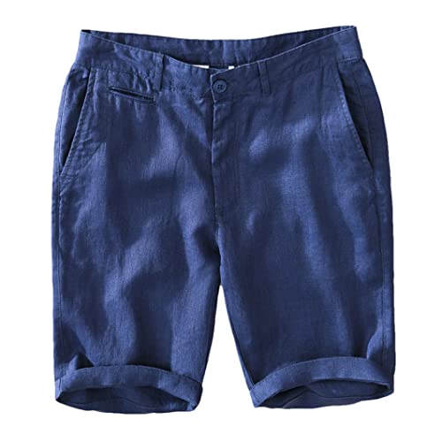 Short en lin pour homme Disimlarl ample et doux pour le sport et le jogging au quotidien